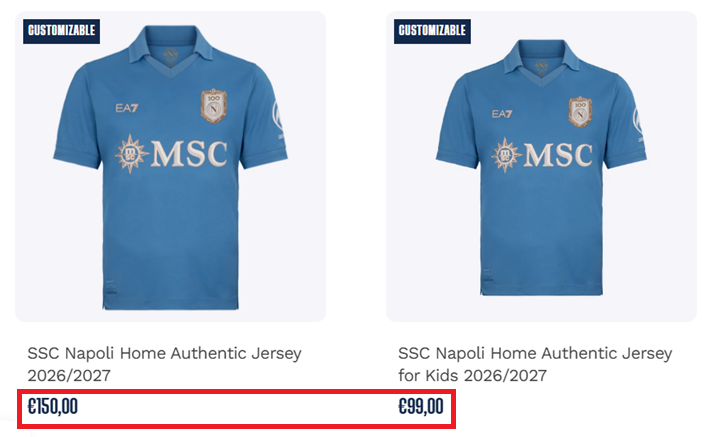 HIT! Tyle kosztują NOWE JUBILEUSZOWE koszulki Napoli!